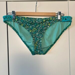 Athleta Sahara bikini swim bottom ditsy floral L